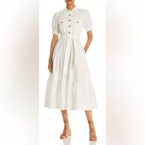 Derek Lam 10 Crosby; Buffy Tiered MIDI Dress